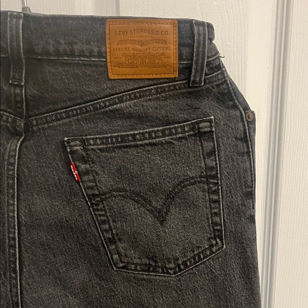 Levi's Dark Gray Flare Jeans